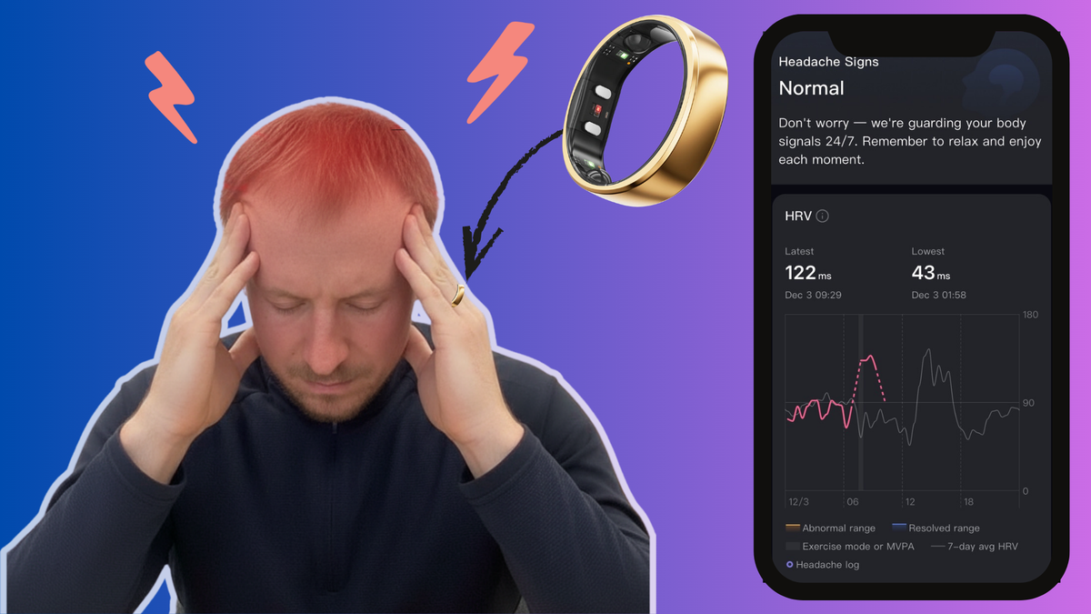 RingConn – can it tell when I’ve got a headache? New app updates!